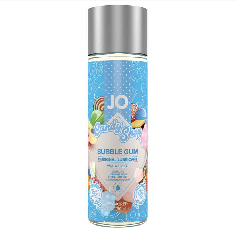 Náhled produktu Lubrikační gel na vodní bázi s příchutí System Jo Candy Shop H2O, 60 ml,  Bubblegum