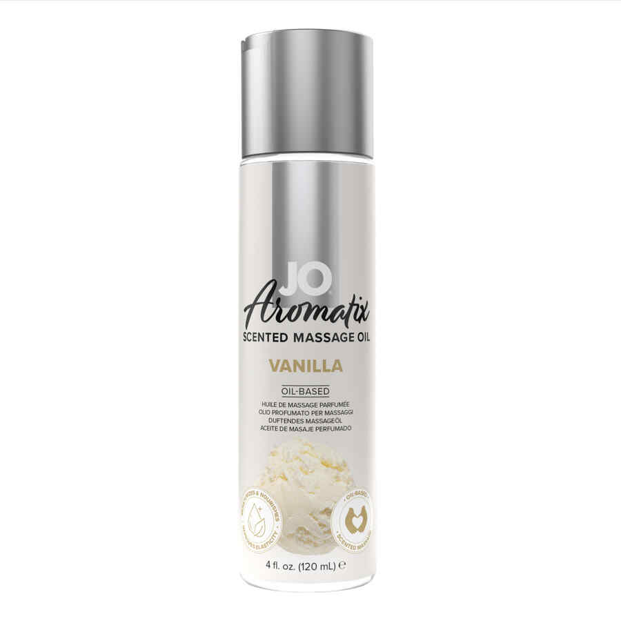 Náhled produktu Masážní olej System Jo Aromatix, vanilka, 120 ml, exp. 3/25