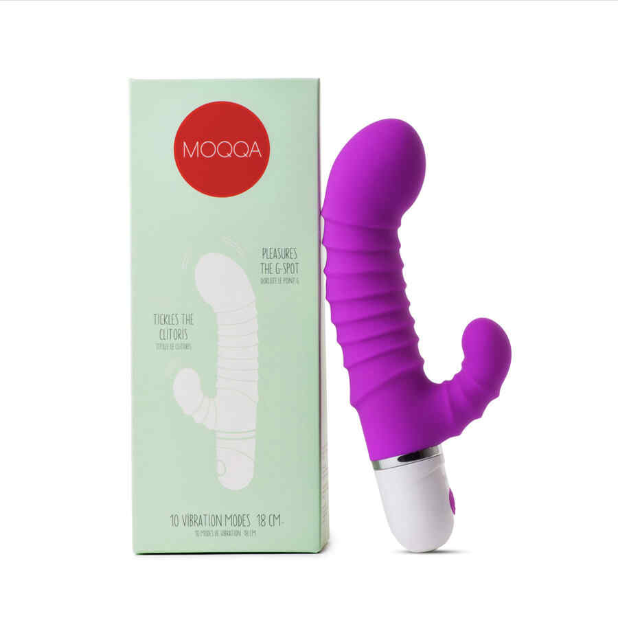 Náhled produktu Rabbit vibrátor MOQQA Glow Rabbit, růžová
