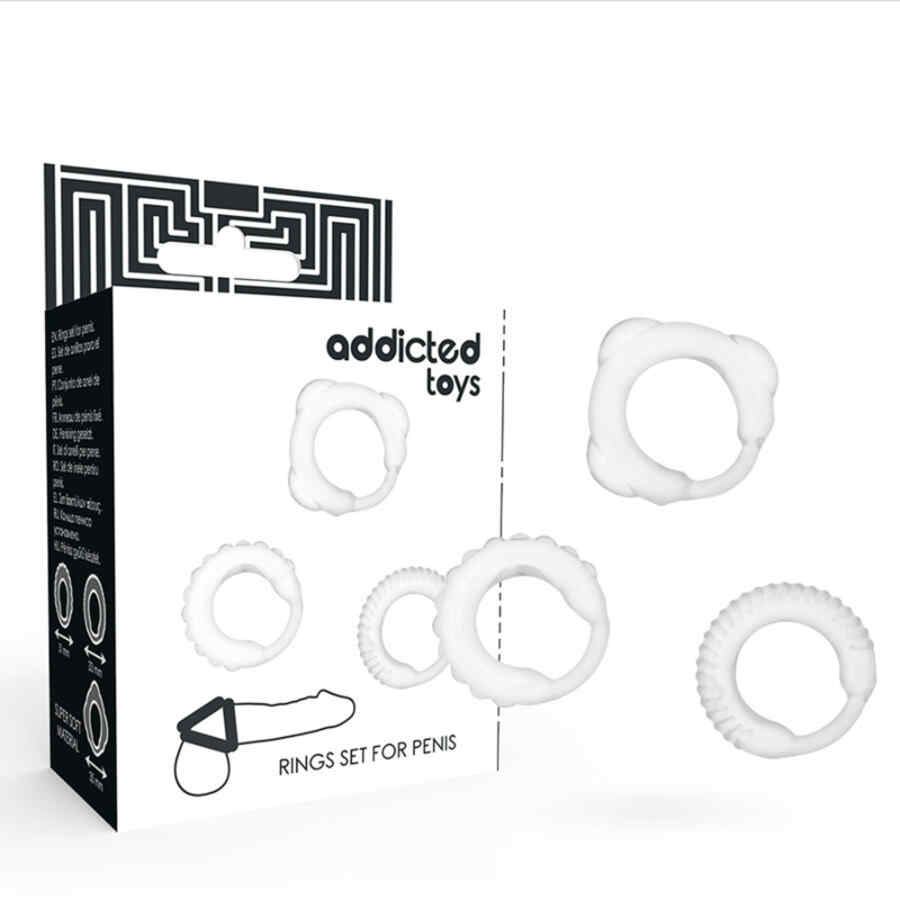 Náhled produktu Sada erekčních kroužků Addicted toys C-Ring, 3 ks