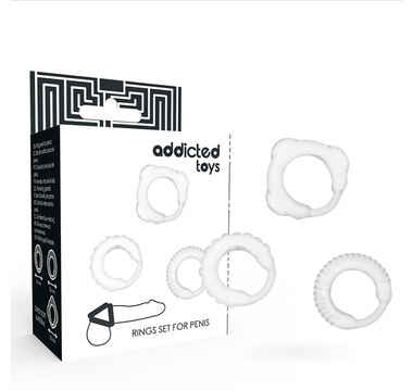 Náhled produktu Sada erekčních kroužků Addicted toys C-Ring, 3 ks