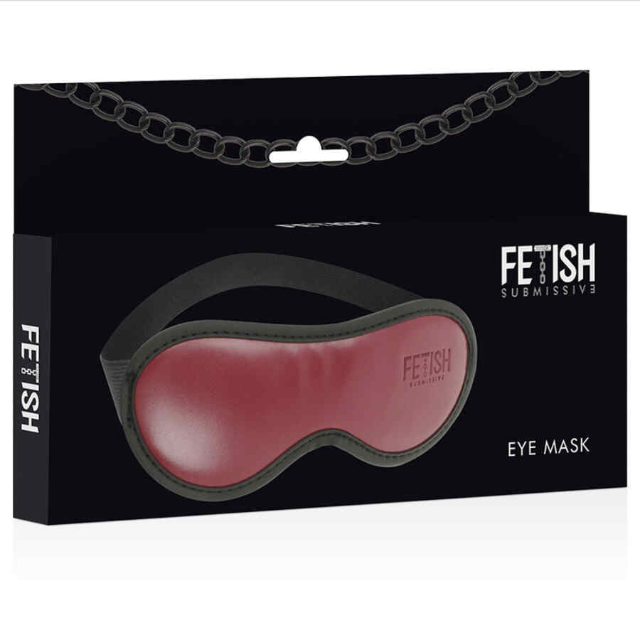 Náhled produktu Oční maska Fetish Submissive Leather II, červená