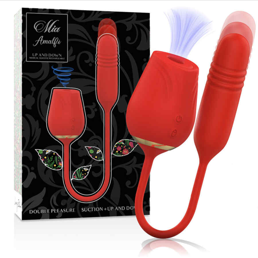 Náhled produktu Pulzátor s podtlakovým stimulátorek klitorisu Mia Amalfi, podtlak + up and down