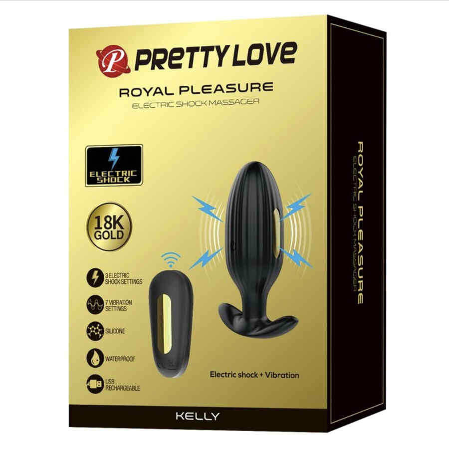 Náhled produktu Vibrační anální kolík s dálkovým ovládáním Pretty Love Kelly